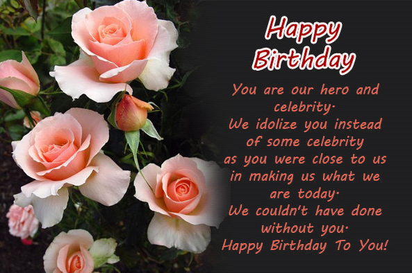 Short Birthday Wishes for a Female Teacher