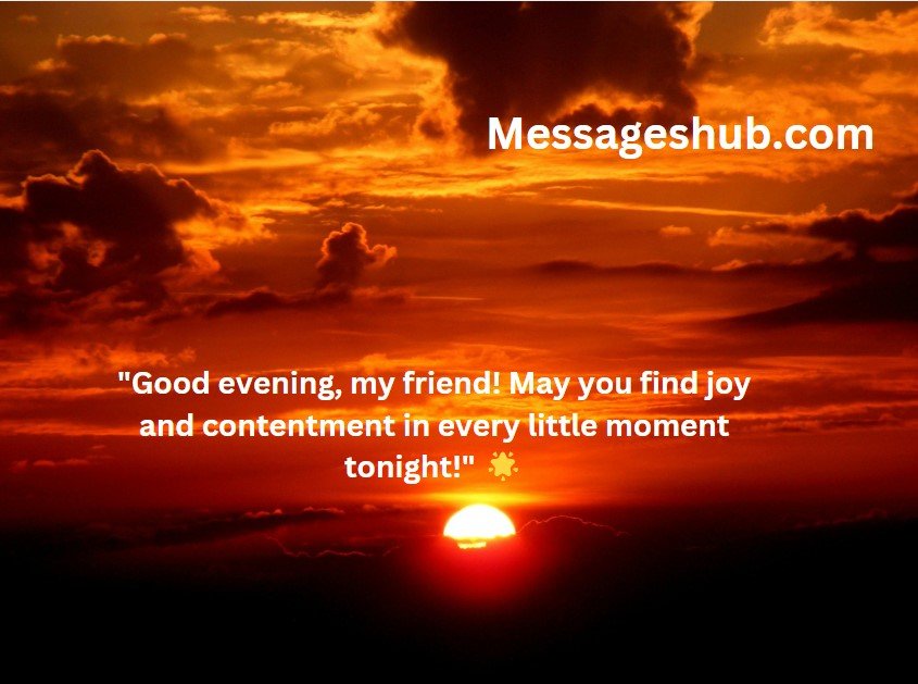 Good Evening Love Message to Make Her Smile